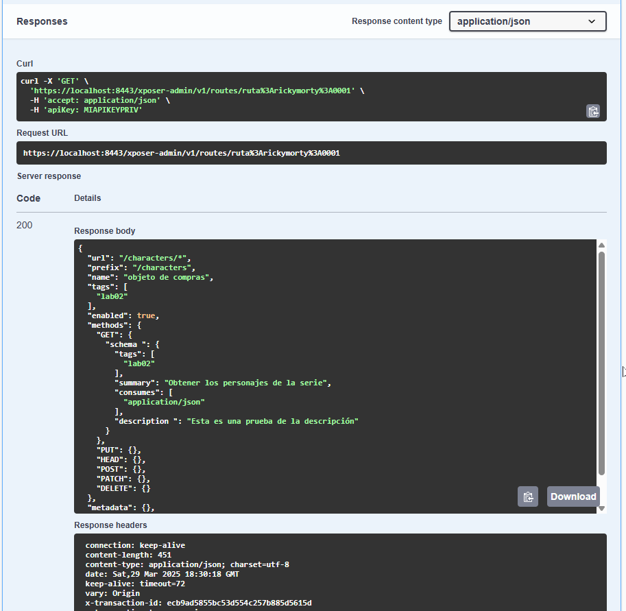 route by id confirmation