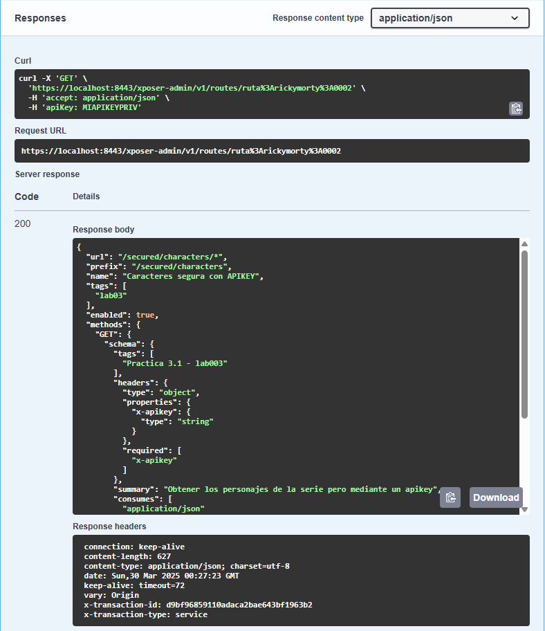 execution get route by id