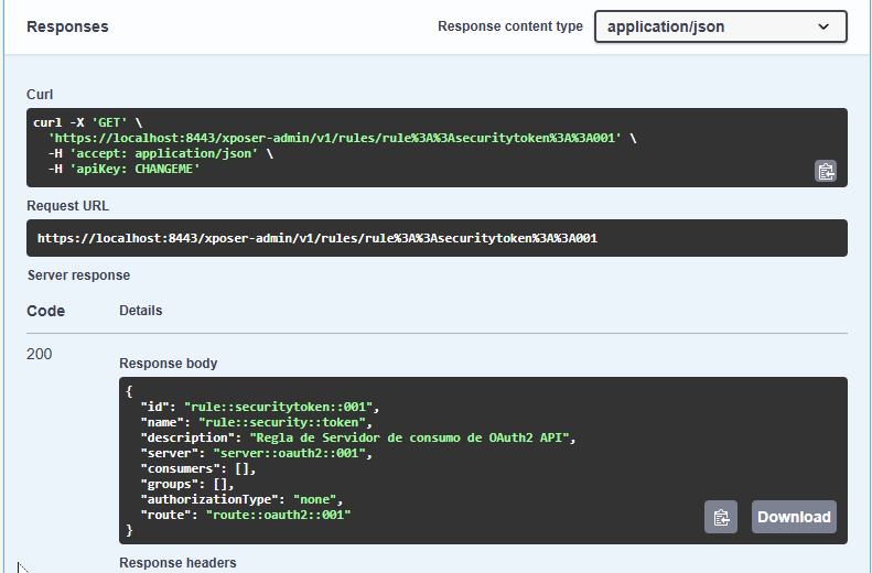 rule by id confirmation
