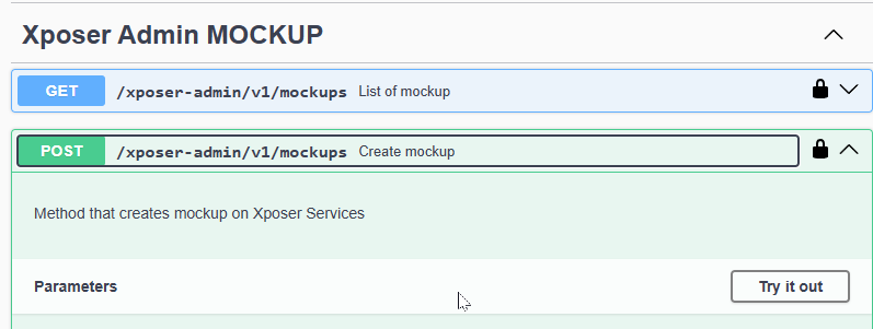 try out api mockup