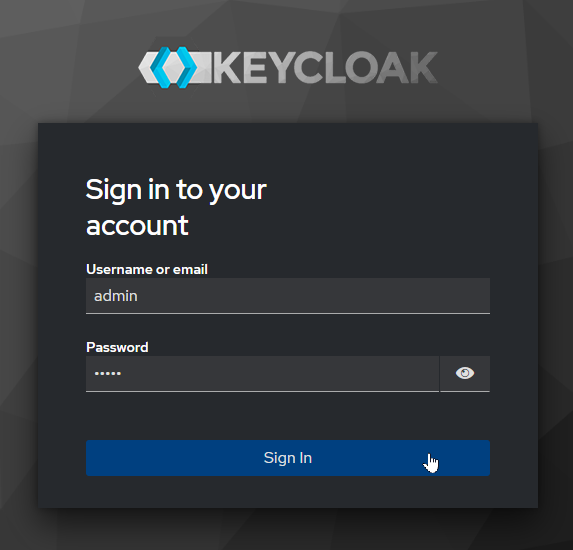 access to keycloak