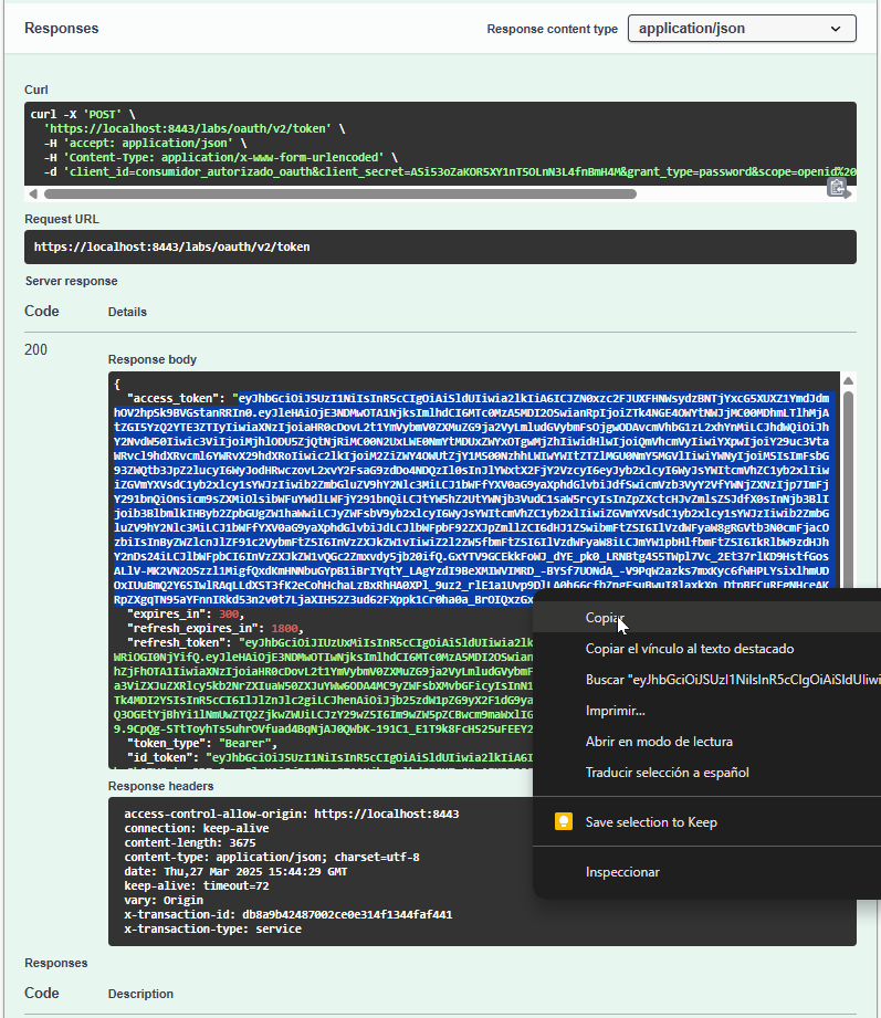 copy token from invalid user